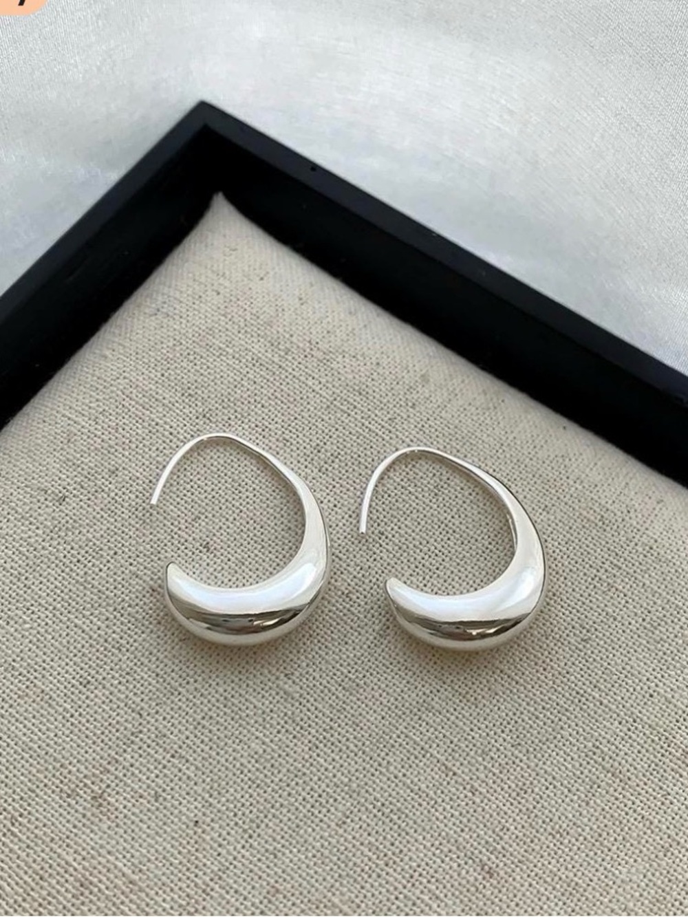 Vermeil gold hoop earrings 18k gold plated sterling silver